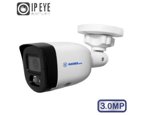 IP-камера MATRIXtech MT-CP3.0IP20MG-M DC + микрофон (2,8mm)