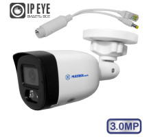 IP-камера MATRIXtech MT-CP3.0IP20MG-M PoE сплиттер + микрофон (2,8mm)