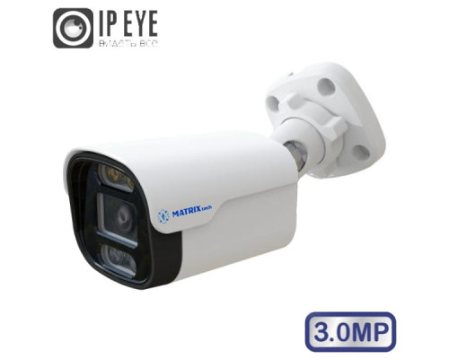 IP-камера MATRIXtech MT-CM3.0IP20MG-M PoE + микрофон (2,8mm)