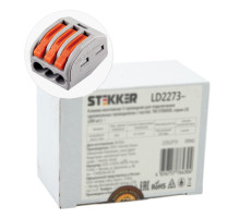 Клемма монтажная 3-проводная LD222-413 Stekker