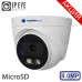 Купольная IP-камера MATRIXtech MT-DP4.0IP20G-M SD DC (2,8mm) + микрофон