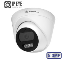 Купольная IP-камера MATRIXtech MT-DP5.0IP20SGK-M E-PoE (2,8mm) + микрофон