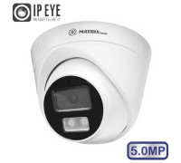 Купольная IP-камера MATRIXtech MT-DP5.0IP20GC-M PoE (2,8mm) + микрофон