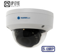 Купольная IP-камера MATRIXtech MT-DW5.0IP20VSG PoE audio (2,7-13,5mm)