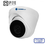 Купольная IP-камера MATRIXtech MT-DP2.0IP20SG-M PoE (2,8mm) + микрофон
