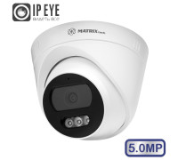 Купольная IP-камера MATRIXtech MT-DP5.0IP20SGK-M E-PoE (2,8mm) + микрофон
