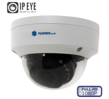 Купольная IP-камера MATRIXtech MT-DW1080IP20VSG PoE audio (2,7-13,5mm)