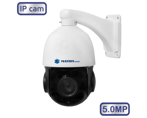 PTZ-камера MATRIXtech MT-PTZ5.0IP18SG-SD PoE (4,7-84,6mm)
