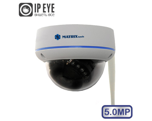 Wi-Fi камера MATRIXtech MT-DP5.0IP20C-M SD PoE Wi-Fi (2,8mm) 